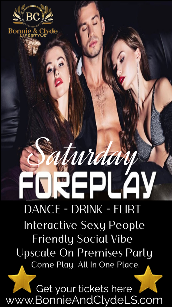 Foreplay Play Swinger Party on the strip event flyer