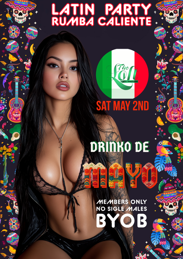 DRINKO DE MAYO event flyer