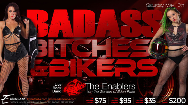 DFW Bad Ass Bitches & Bikers event flyer