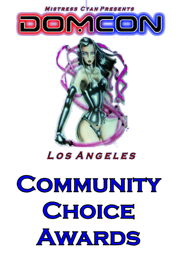Community Choice Awards sponsored by JustFor.Fans event flyer