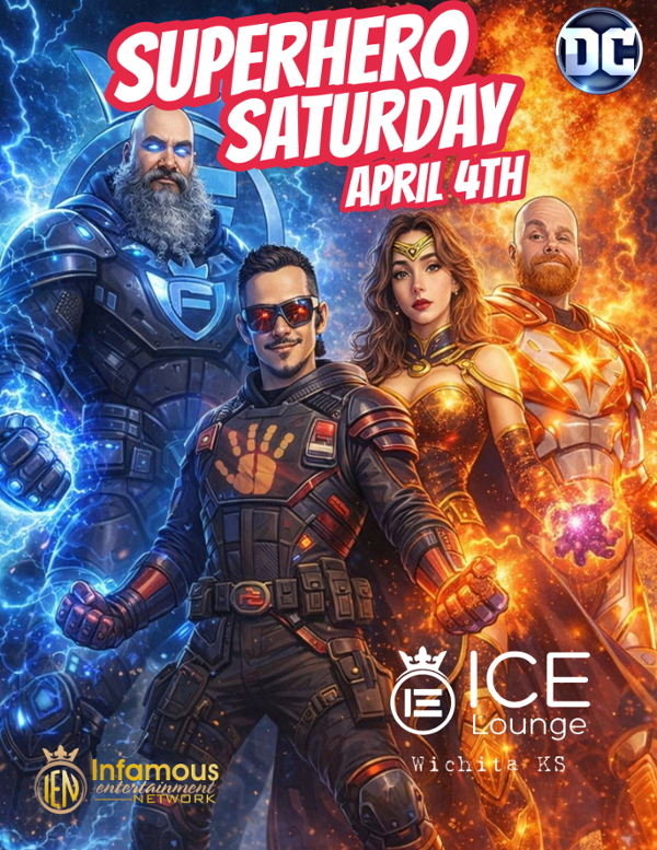WICHITA: Super Hero Saturday event flyer