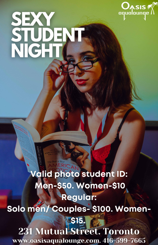 Sexy Student Night event flyer