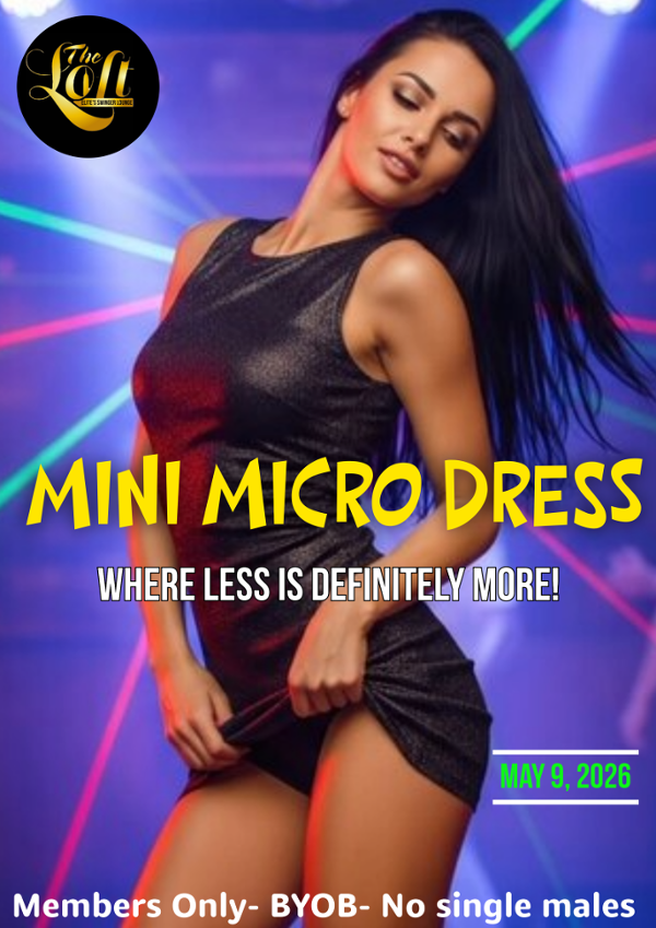 MINI MICRO DRESS event flyer