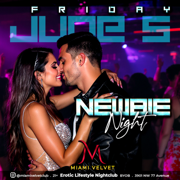 NEWBIE NIGHT event flyer