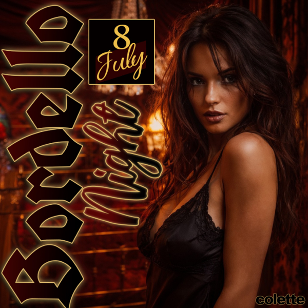 colette New Orleans NIN Bordello Night event flyer