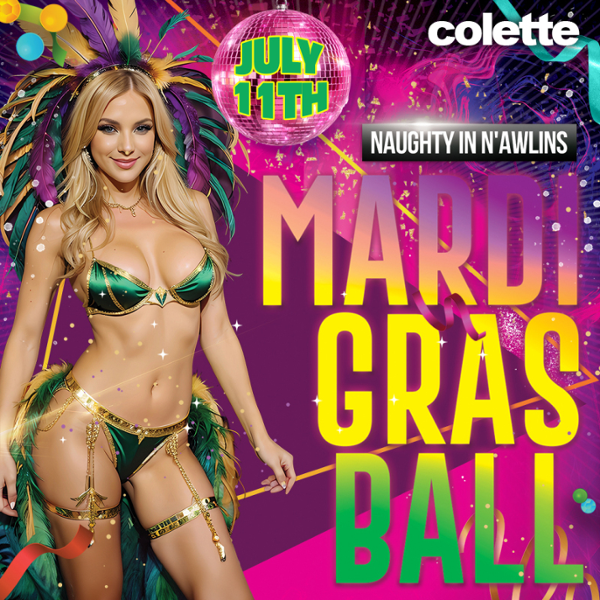 colette New Orleans NIN Mardi Gras Ball event flyer