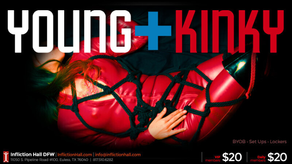 Young & Kinky event flyer
