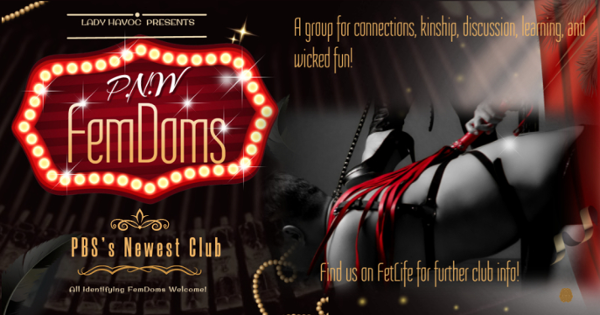 PNW FemDom event flyer