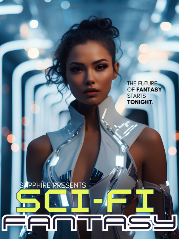 SciFi Fantasy event flyer