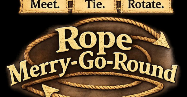 Rope Merry Go Round event flyer